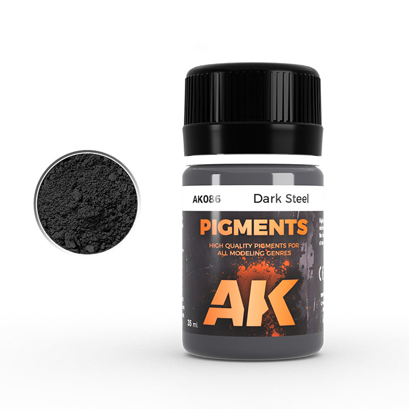 AK Interactive Pigments Dark Steel