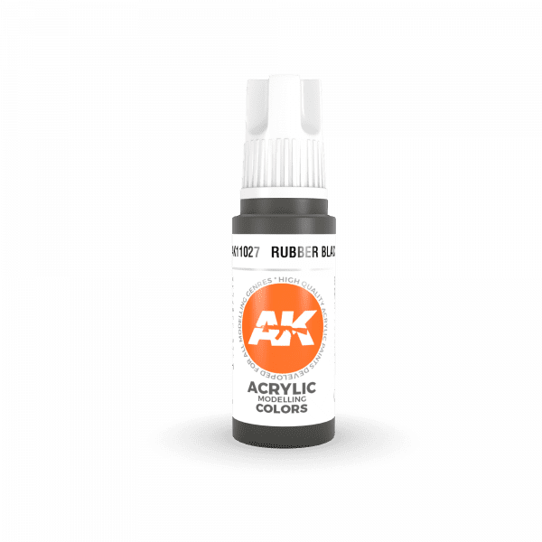 AK Interactive 3GEN Rubber Black 17ml