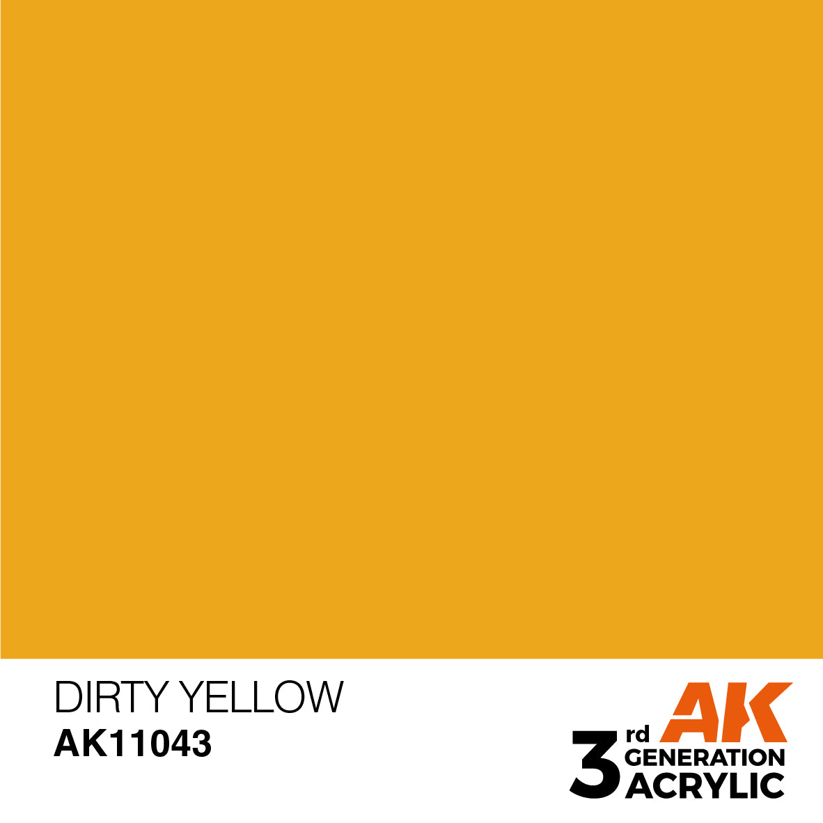 AK Interactive 3GEN Dirty Yellow 17ml