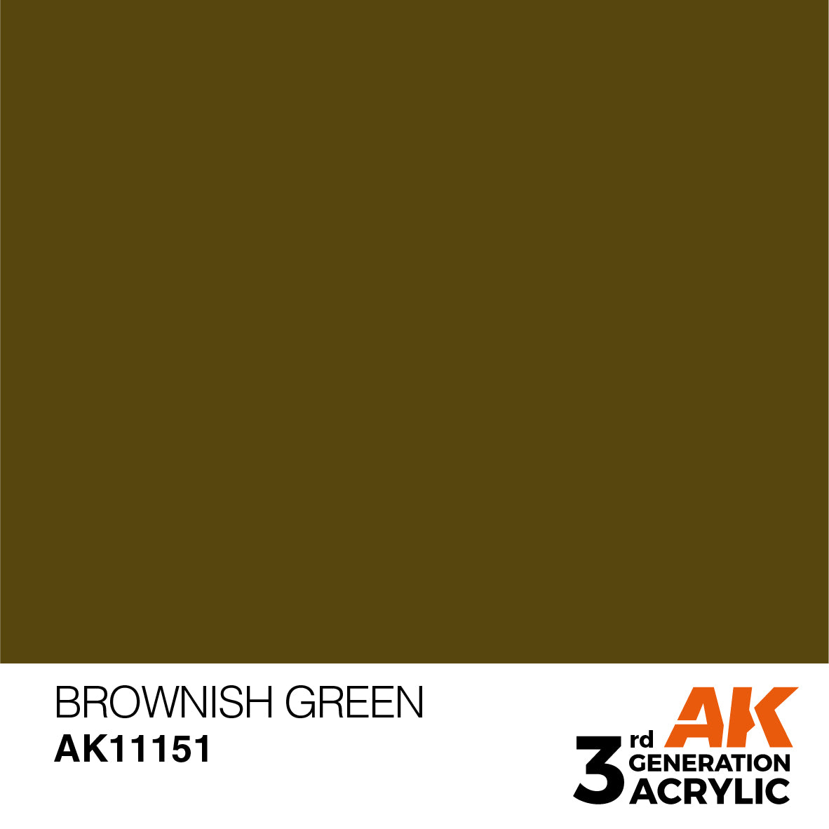 AK Interactive 3GEN Brownish Green 17ml