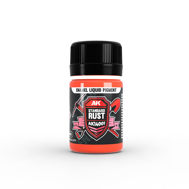 AK Interactive Enamel Liquid Pigments Standard Rust