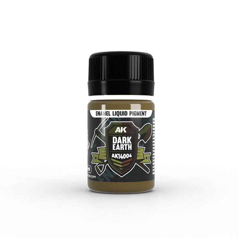 AK Interactive Enamel Liquid Pigments Dark Earth