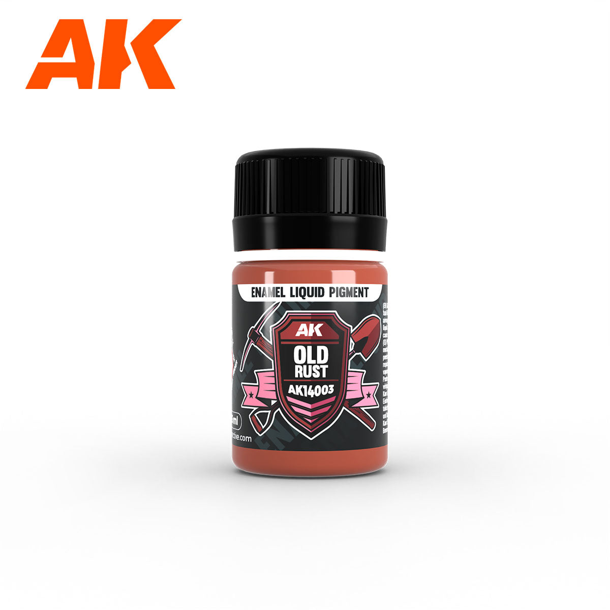 AK Interactive Enamel Liquid Pigments Rust & Exhaust