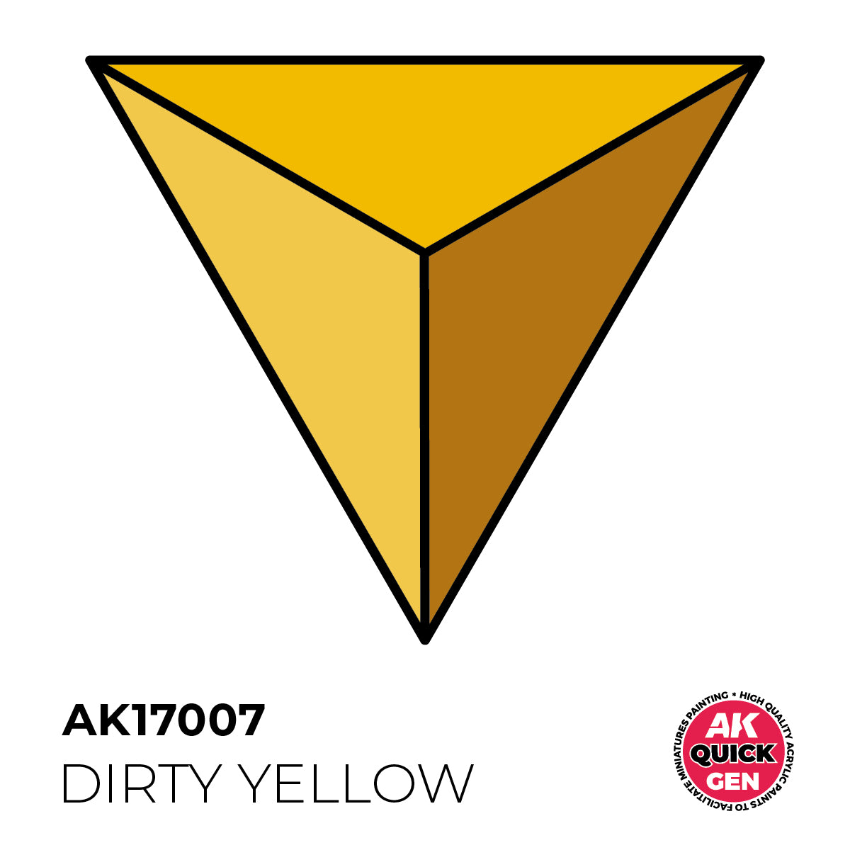 AK Interactive QUICK GEN Dirty Yellow