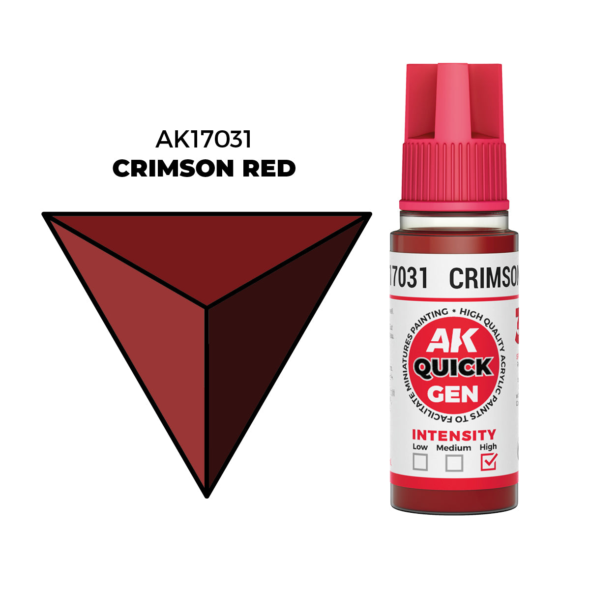 AK Interactive QUICK GEN Crimson Red