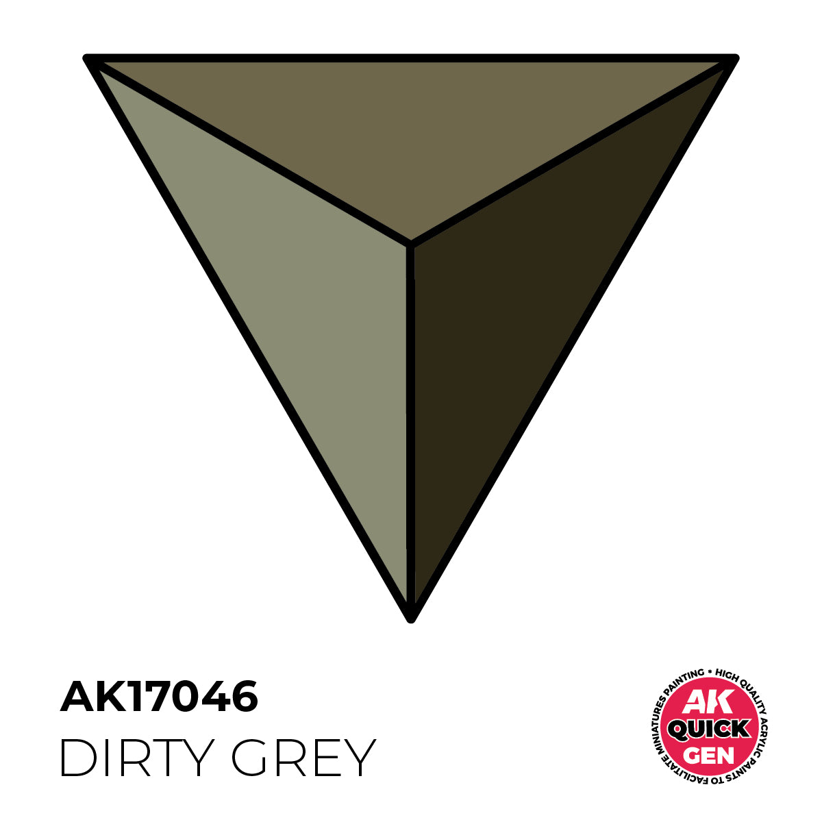 AK Interactive QUICK GEN Dirty Grey