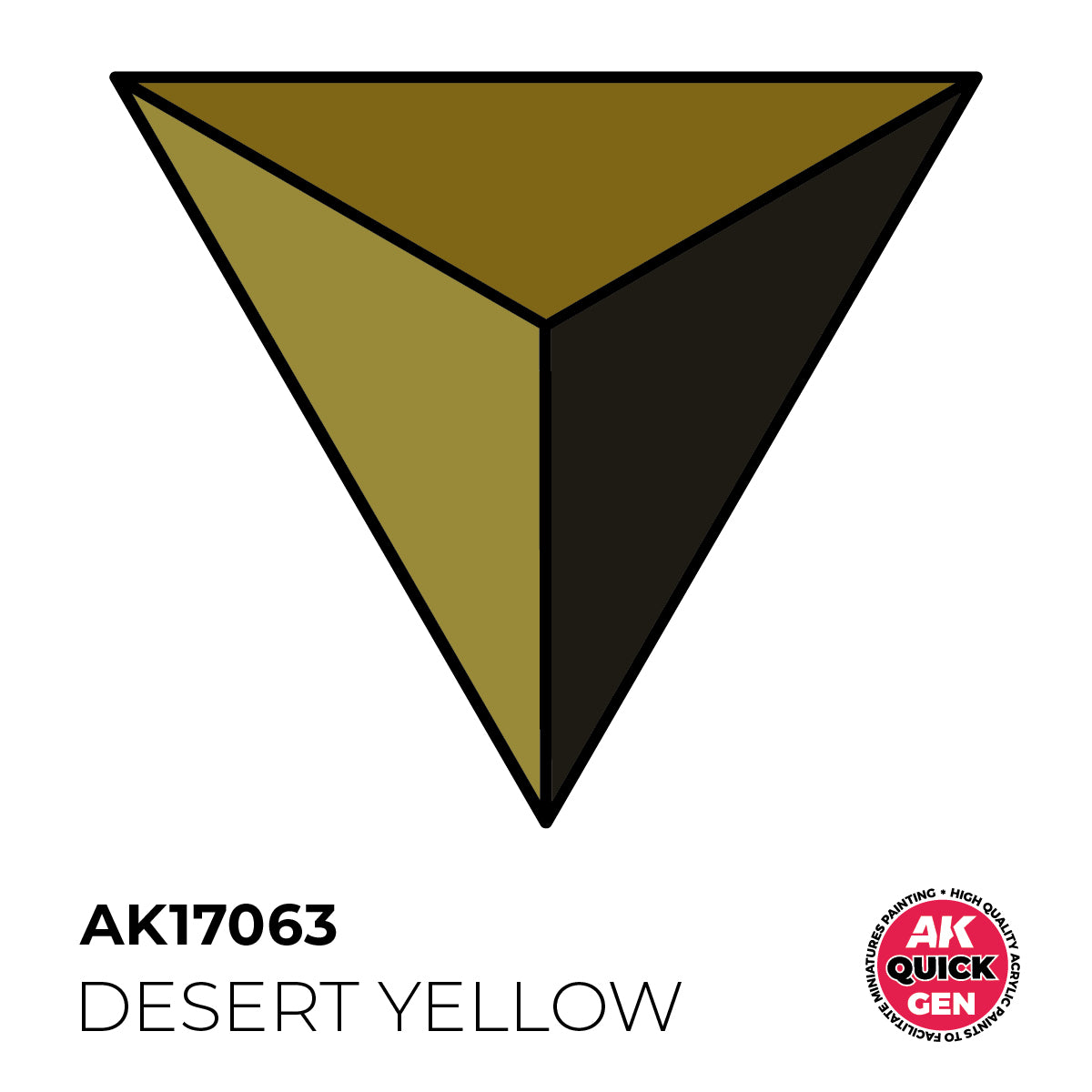 AK Interactive QUICK GEN Desert Yellow