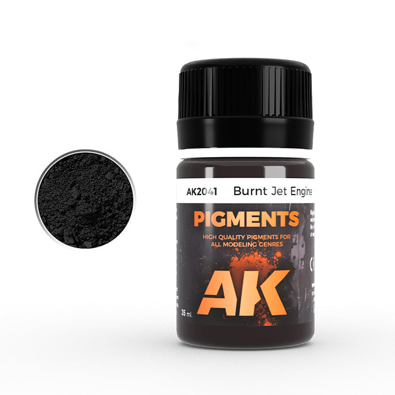 AK Interactive Pigments Burnt Jet Engine
