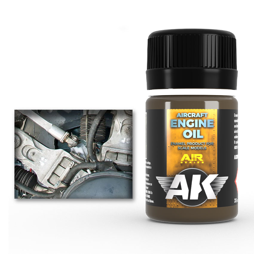 AK Interactive Enamel Effects Aircraft Engine Oil