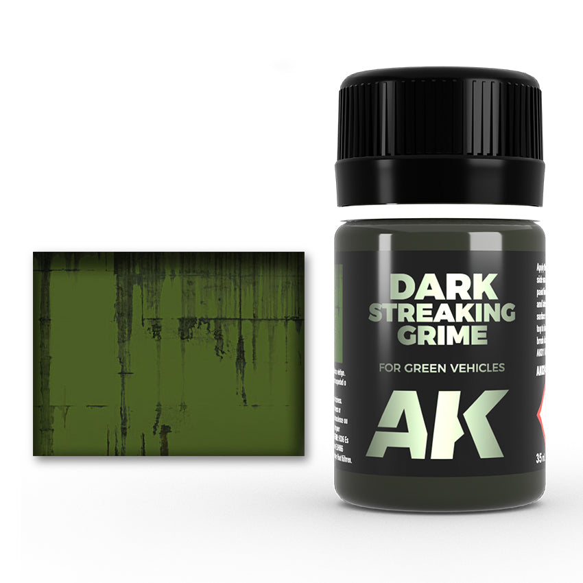 AK Interactive Enamel Effects Dark Streaking Grime