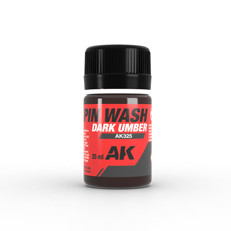 AK Interactive Enamel Effects Dark Umber Pin Wash