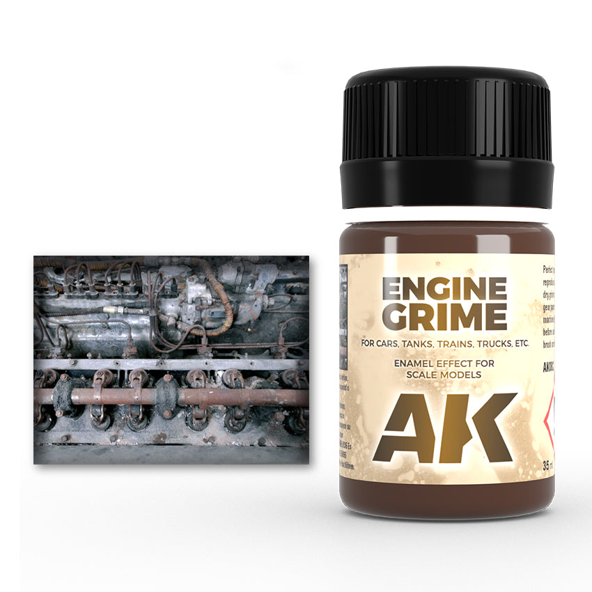 AK Interactive Enamel Effects Engine Grime
