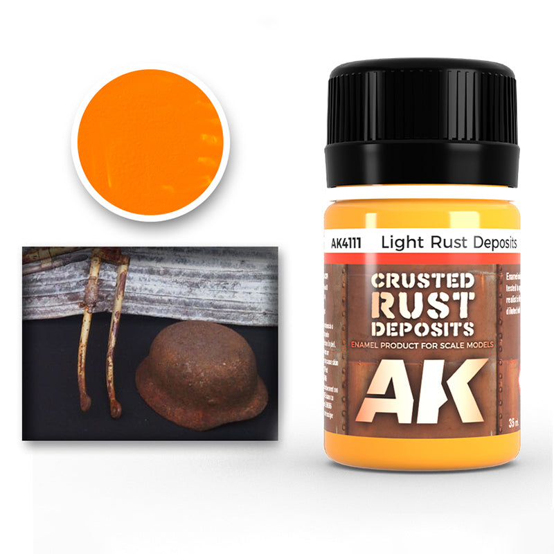 AK Interactive Enamel Effects Light Rust Deposits