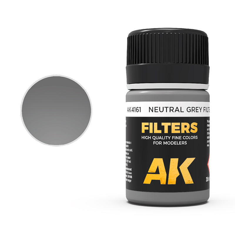 AK Interactive Enamel Effects Neutral Grey Filter