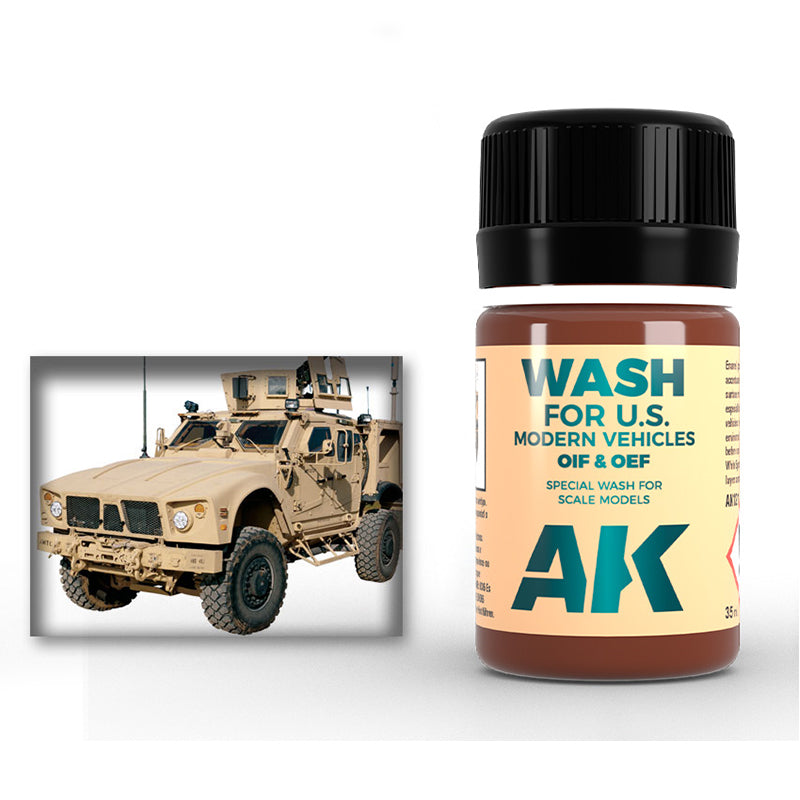 AK Interactive Enamel Effects Oif & Oef – US Vehicles Wash