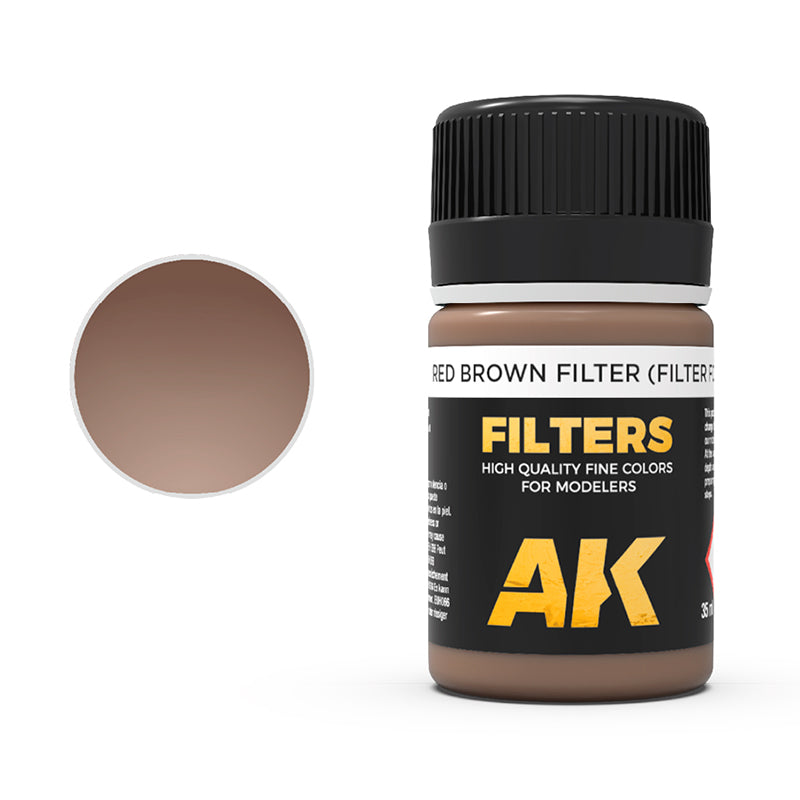 AK Interactive Enamel Effects Red Brown Filter (Filter FOR WOOD)