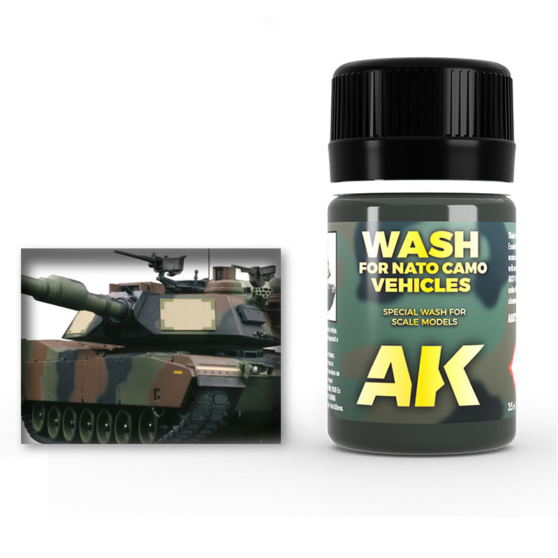 AK Interactive Enamel Effects Wash for NATO Tanks