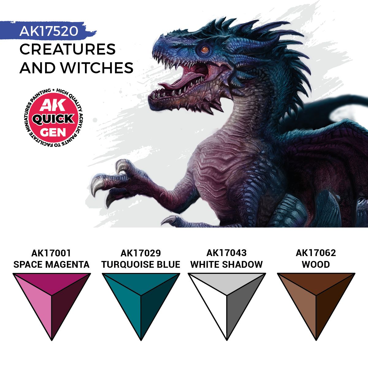 AK Interactive QUICK GEN Creatures And Witches Set