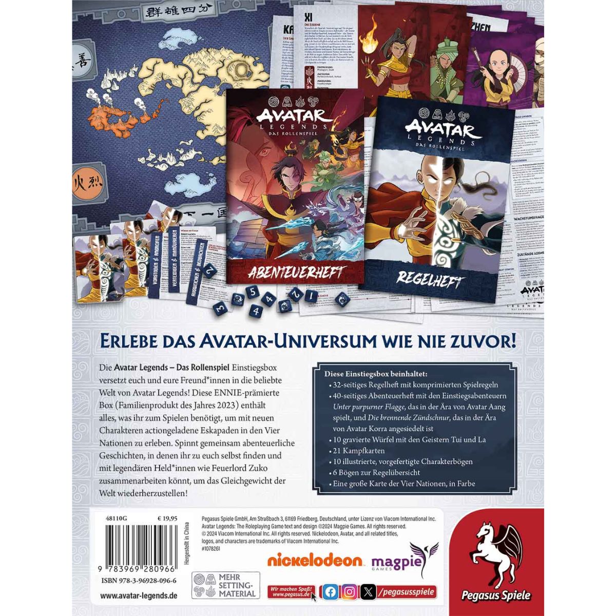 Avatar Legends Das Rollenspiel Einstiegsbox