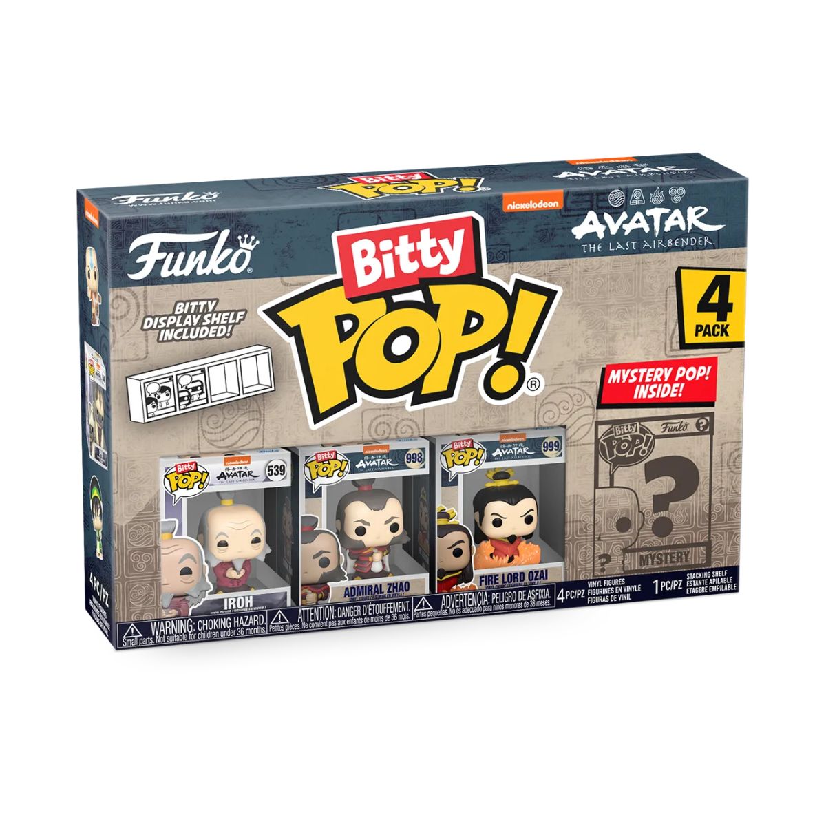 Bitty POP! 4 Pack Avatar The Last Airbender Series 3