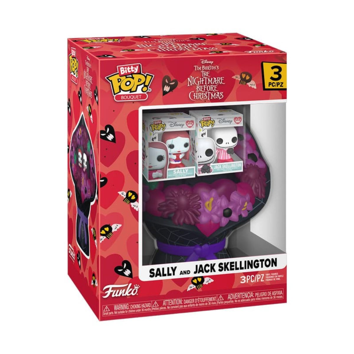 Bitty POP! Bouquet Nightmare Before Christmas Sally and Jack Skellington
