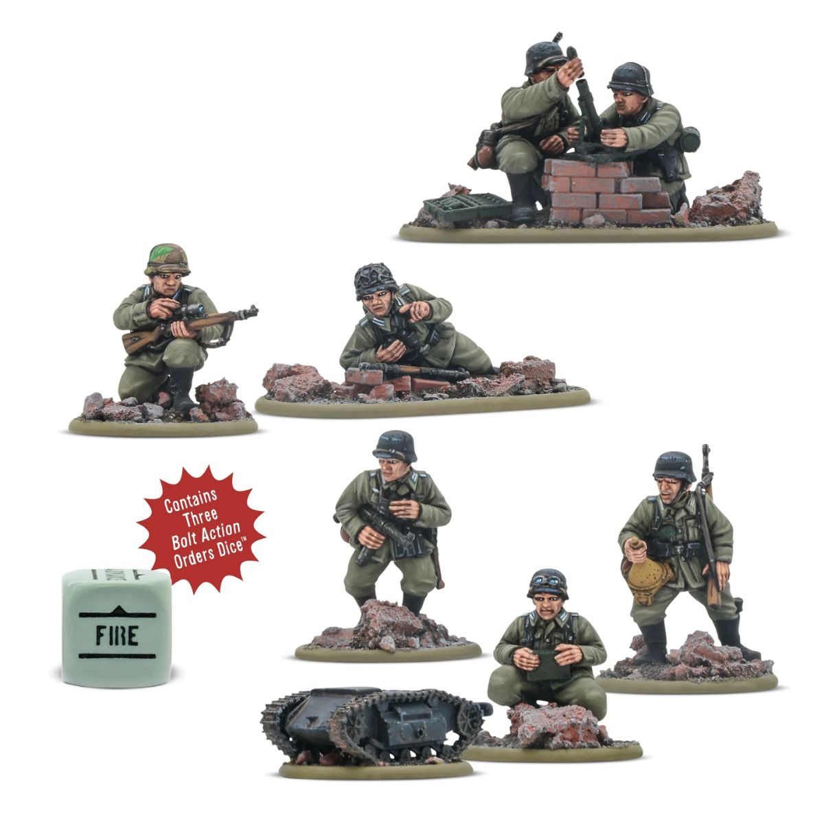 Bolt Action German Veterans Weapon Teams