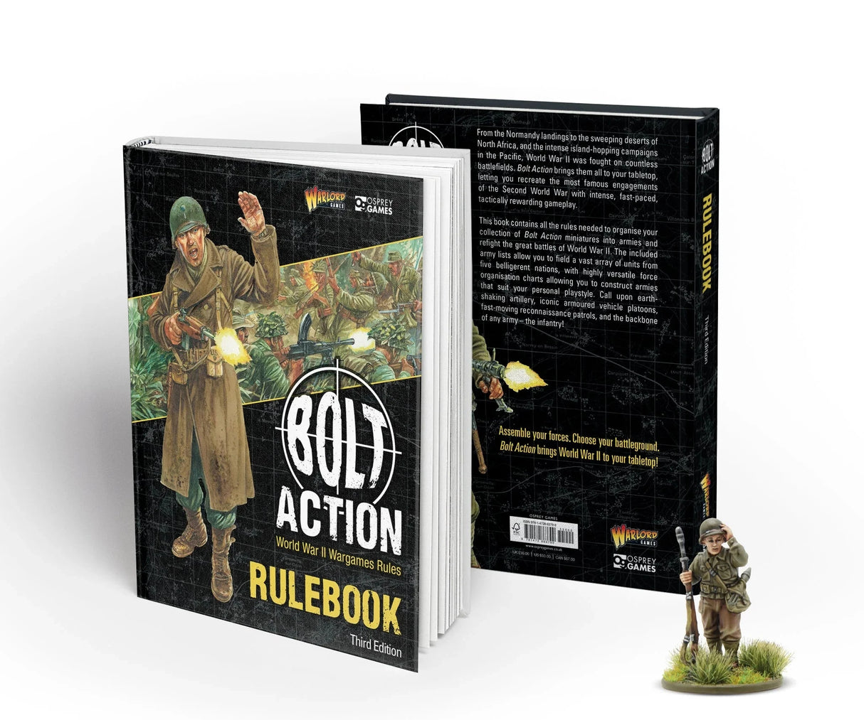 Bolt Action Third Edition Rulebook with Francis S. Currey Special Miniature