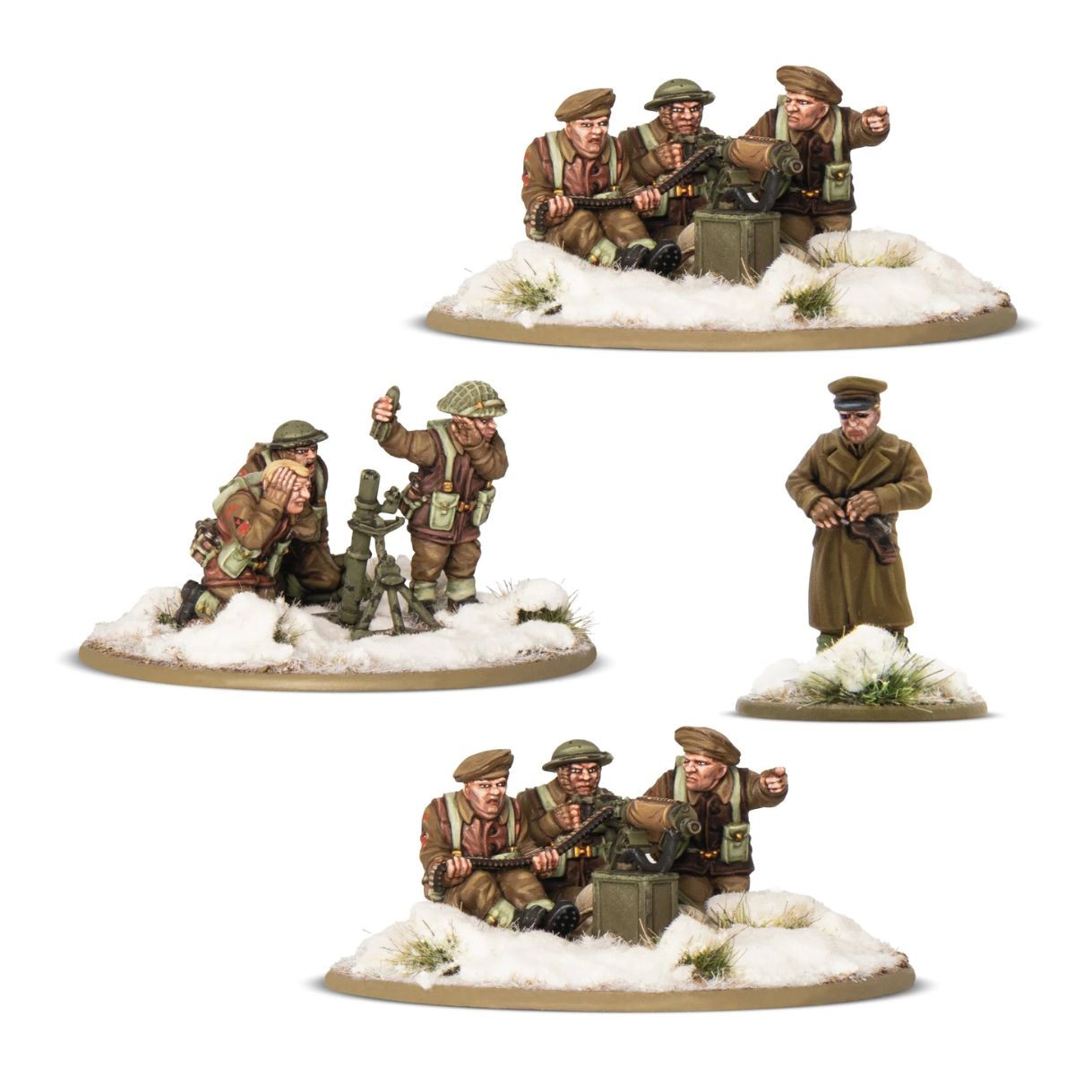 Bolt Action British & Canadian Infantry (Winter) Heavy Weapons Platoon