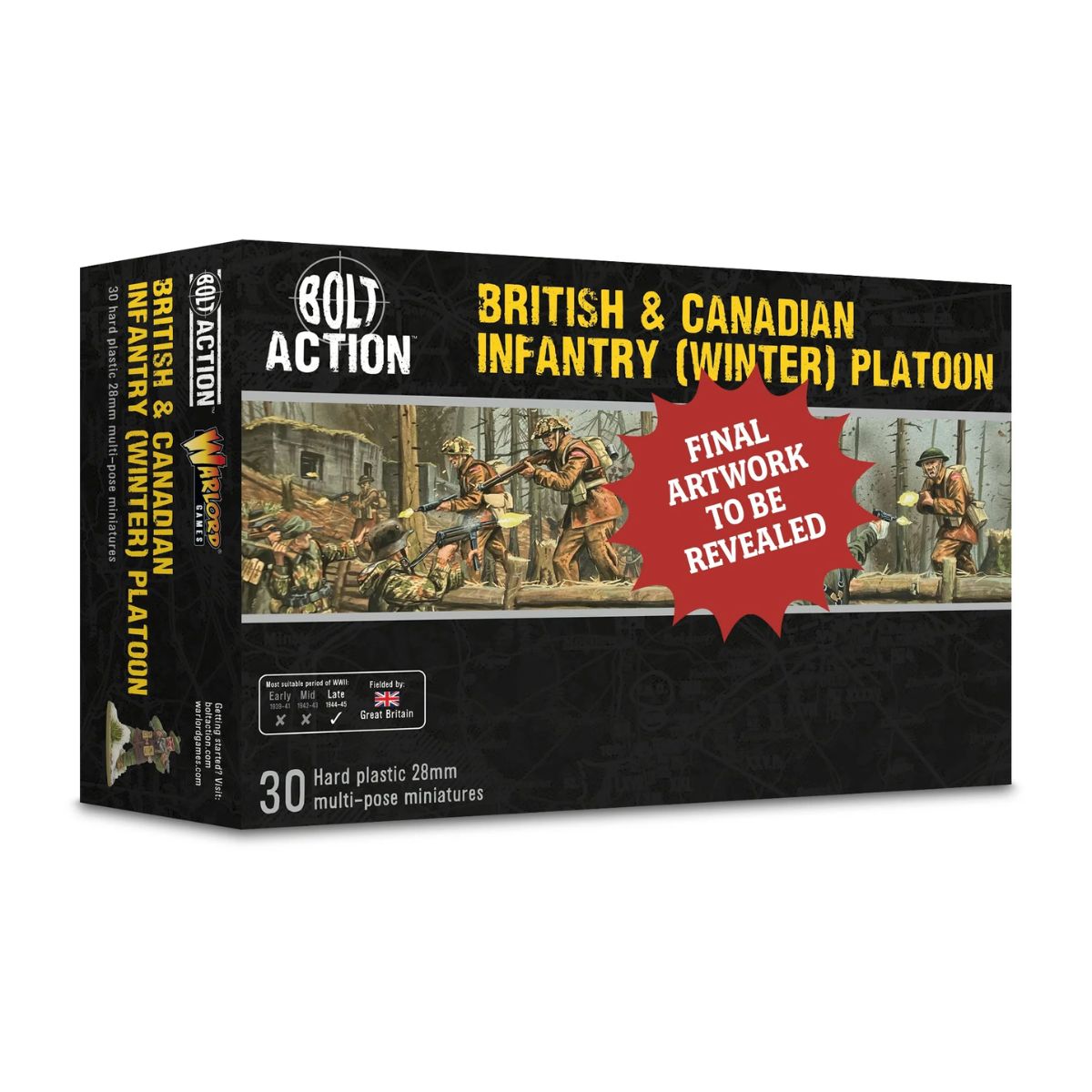 Bolt Action British & Canadian Infantry (Winter) Platoon