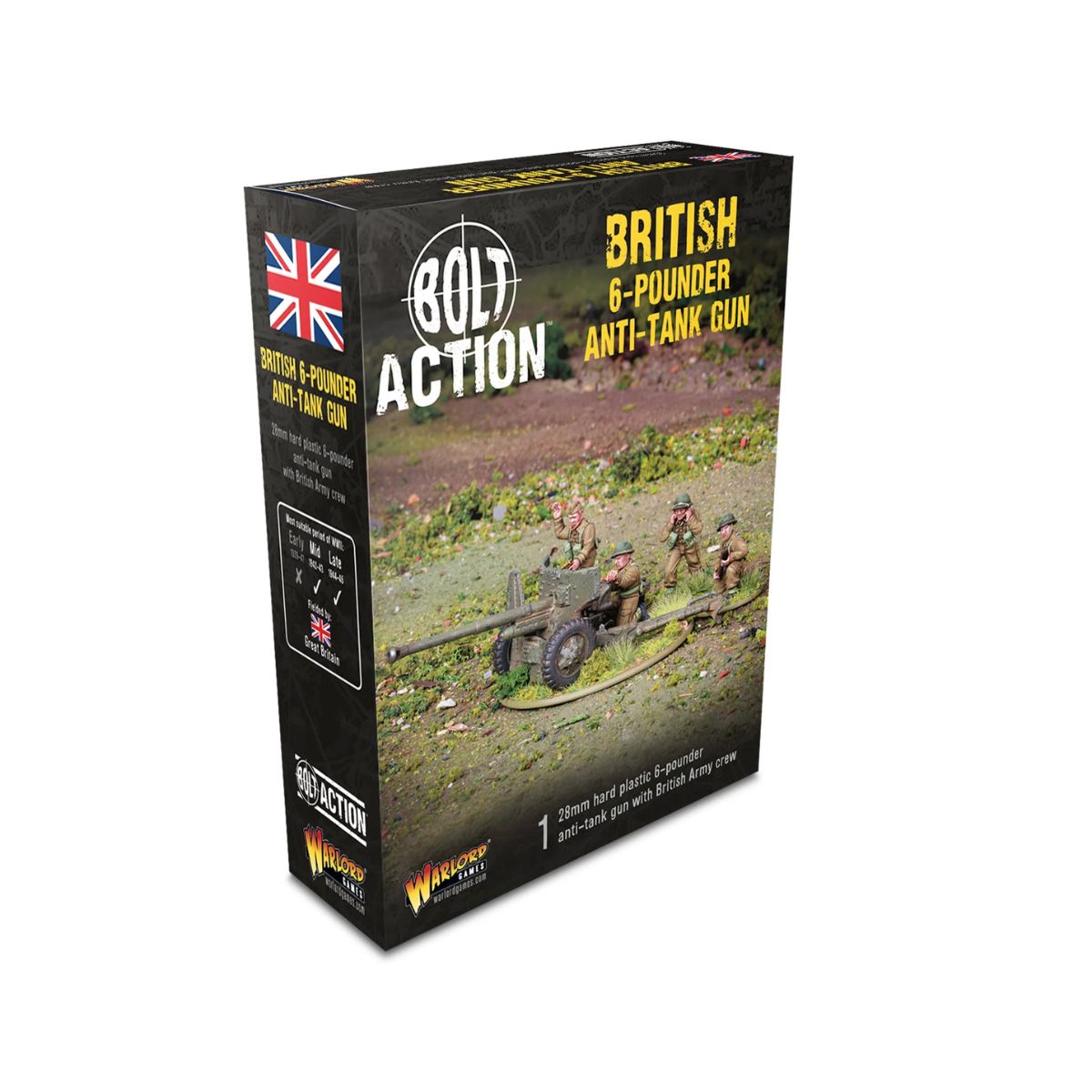 British 6-Pounder Anti-Tank Gun Plastik