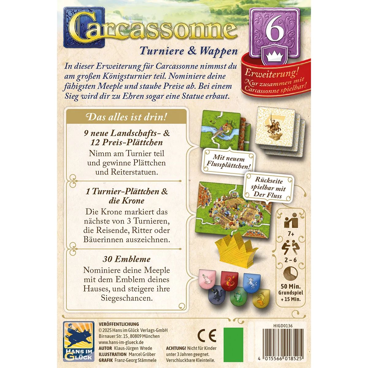 Carcassonne - Erweiterung 6 Turniere & Wappen (v3.1)