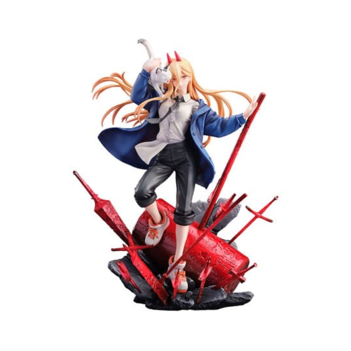 Chainsaw Man Power & Meowy Figur (28 cm)