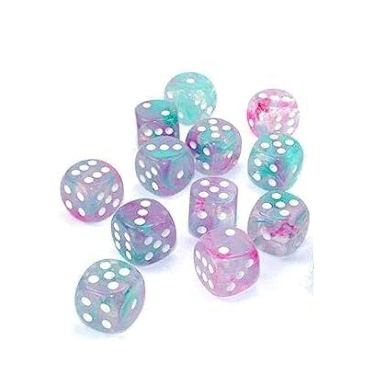 Chessex W6x36 Würfelset Nebula Wisteria/Weiß