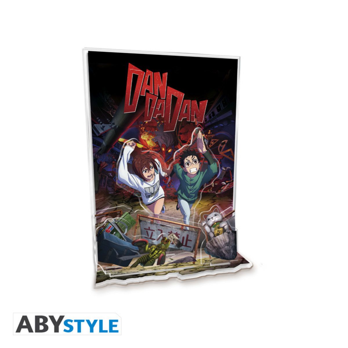 Dan Da Dan Acryl® Diorama Key Art Momo & Okarun