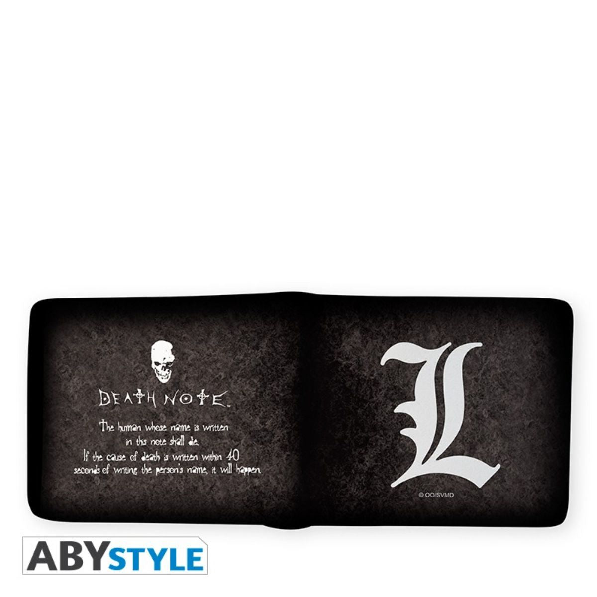 Death Note Wallet "L Symbol" Vinyle