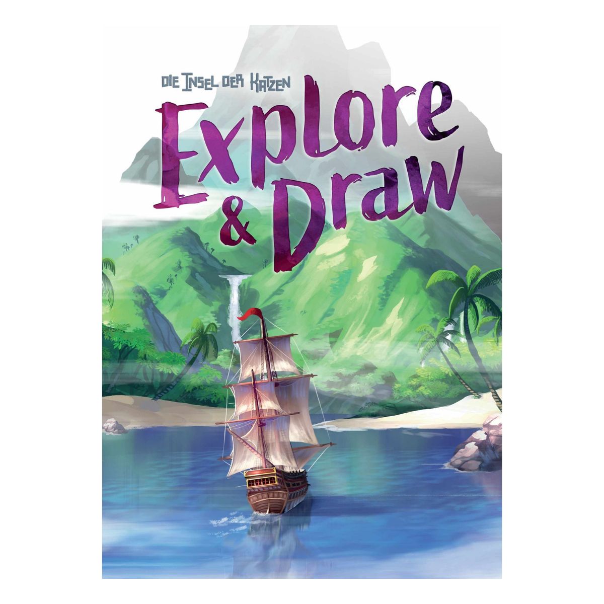 Die Insel der Katzen Explore & Draw