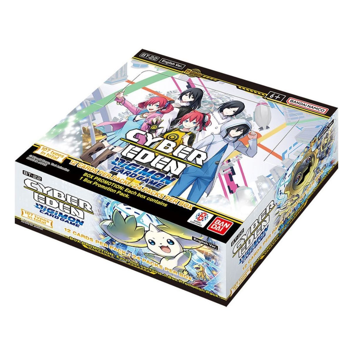 Digimon Card Game Cyber Eden BT22 Booster Display (24 Packs) Englisch