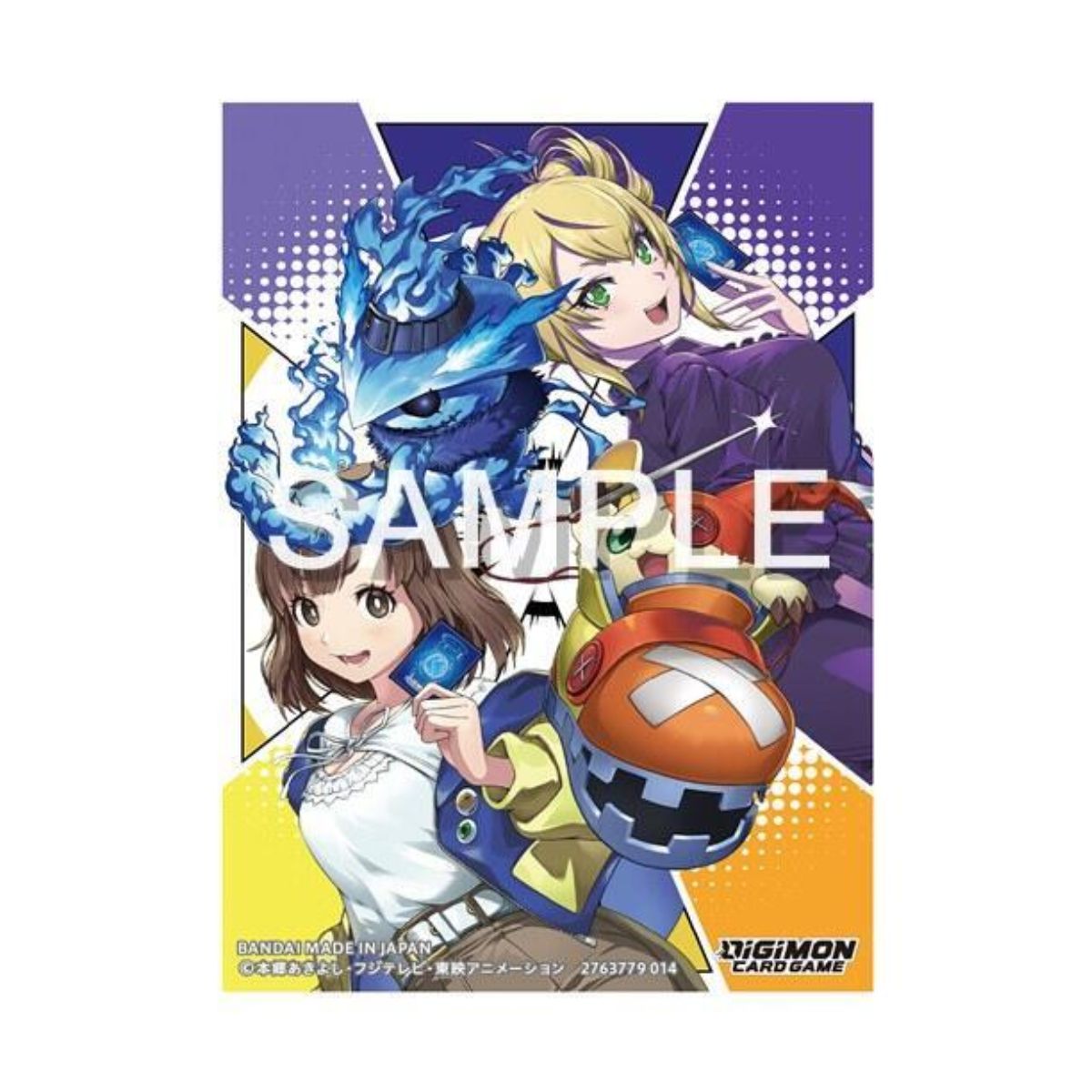 Digimon Card Game Official Sleeves 2025 Ver.1.0 Arisa Kinosaki & Violet
