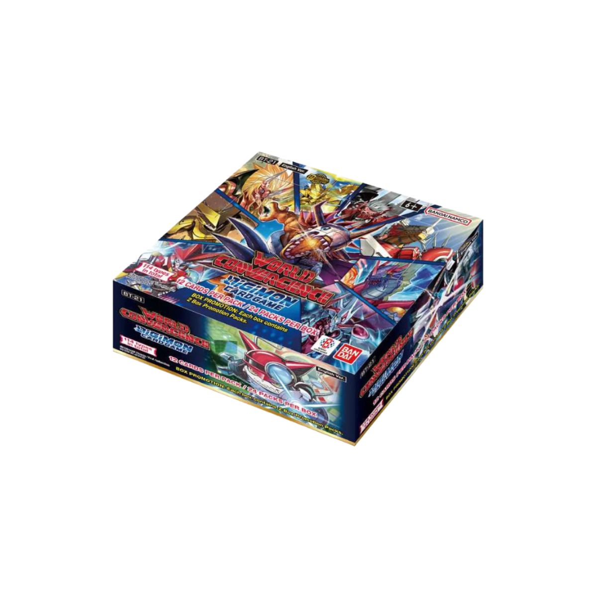 Digimon Card Game World Convergence BT21 Booster Display (24 Packs) Englisch