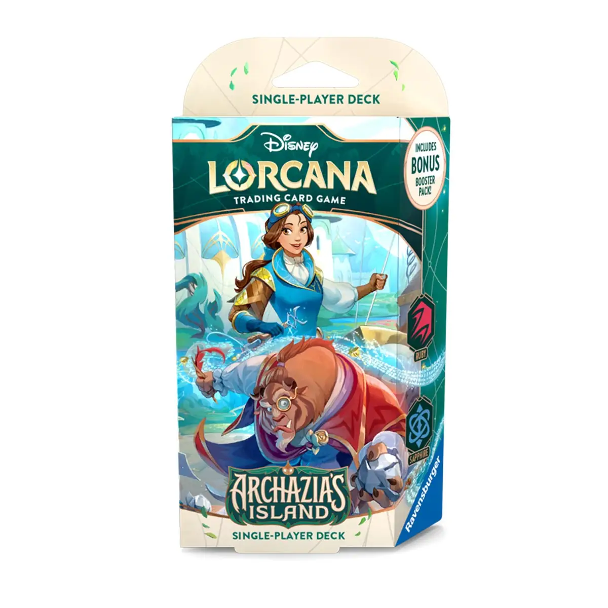 Disney Lorcana Archazia's Island Starter Deck Ruby & Sapphire Englisch