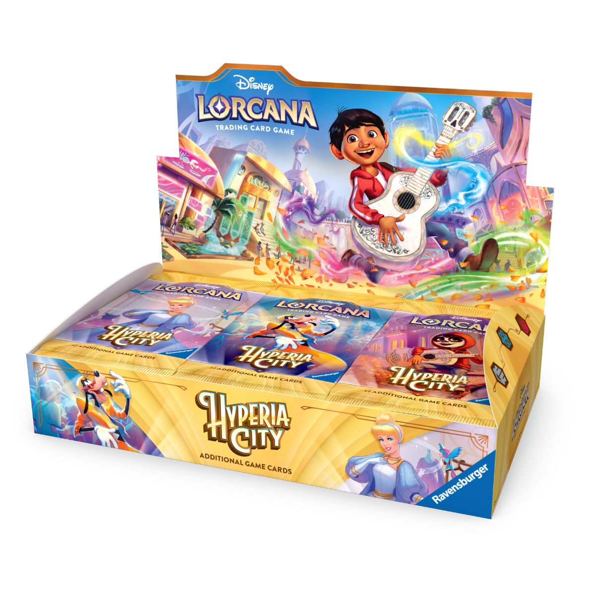 Disney Lorcana Hyperia City Display (24 Booster) Englisch
