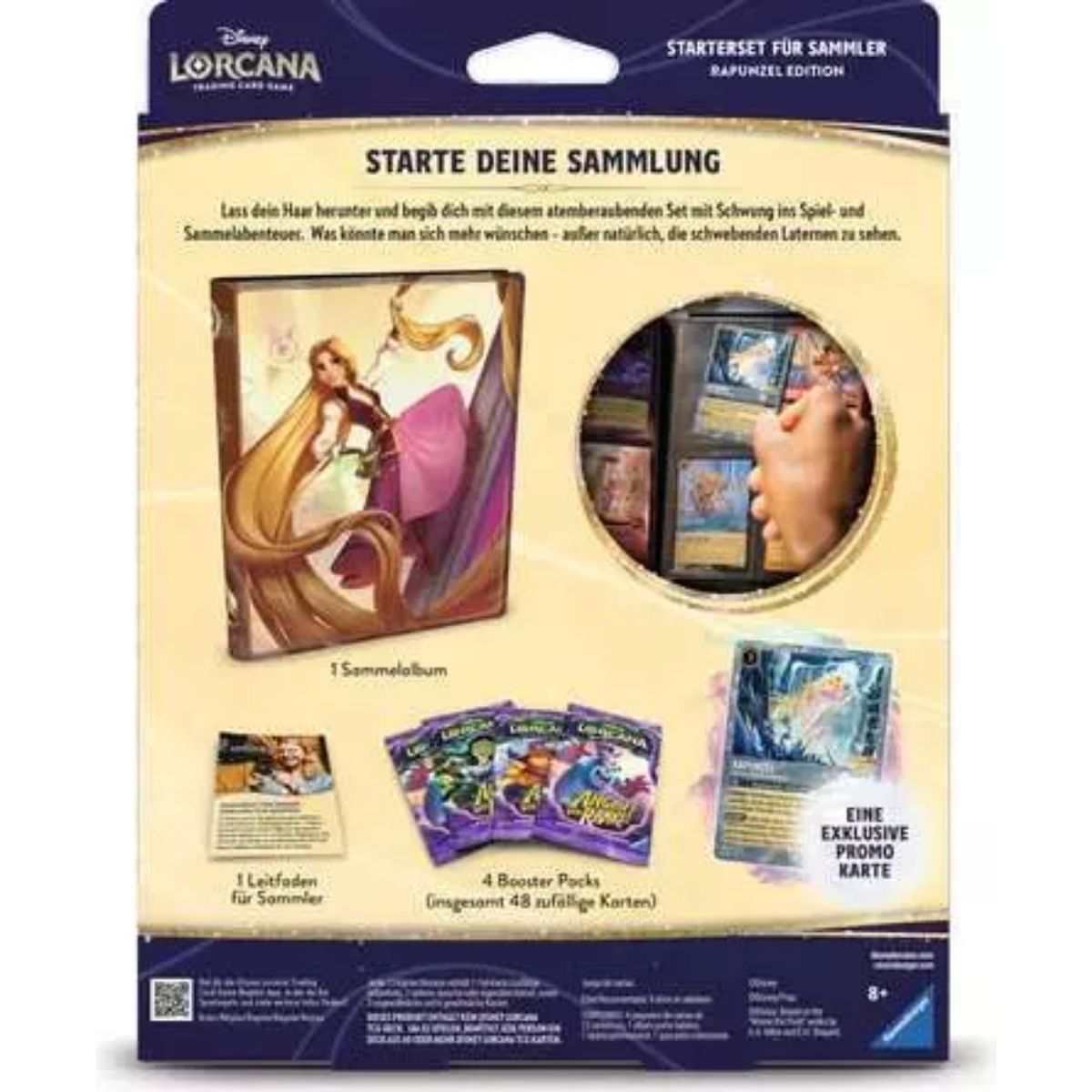 Disney Lorcana Starterset für Sammler Rapunzel Edition Deutsch