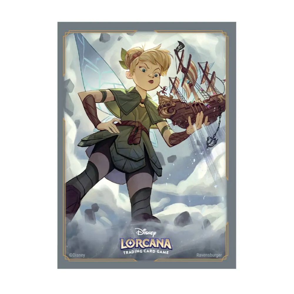 Disney Lorcana Domäne von Dschafar Sleeves Tinker Bell (65 Sleeves)