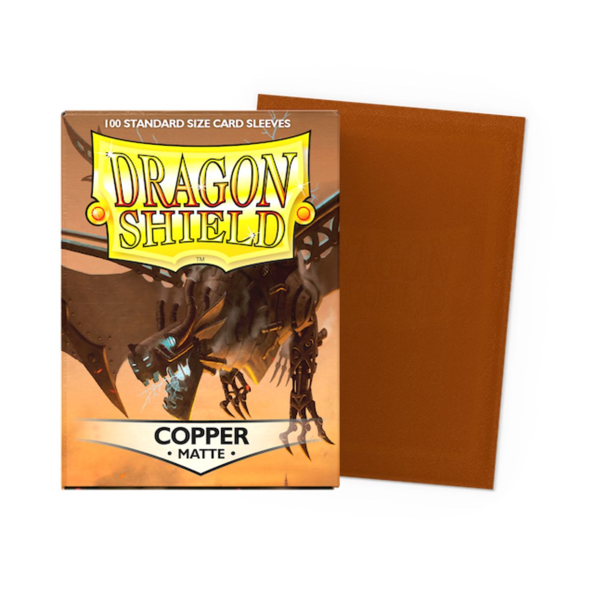 Dragon Shield Standard Size Matte Sleeves - Copper (100 Sleeves) Battle Bear Trading Cards & Games Dragon Shield Standard Size Matte Sleeves - Copper (100 Sleeves) Battle Bear Trading Cards & Games