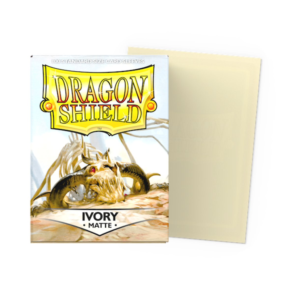 Dragon Shield Standard Size Matte Sleeves - Ivory (100 Sleeves) Battle Bear Trading Cards & Games Dragon Shield Standard Size Matte Sleeves - Ivory (100 Sleeves) Battle Bear Trading Cards & Games