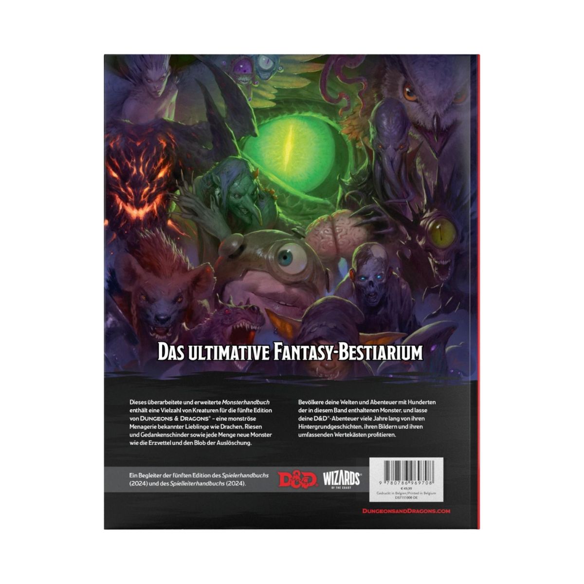 Dungeons & Dragons 2024 Monsterhandbuch Deutsch