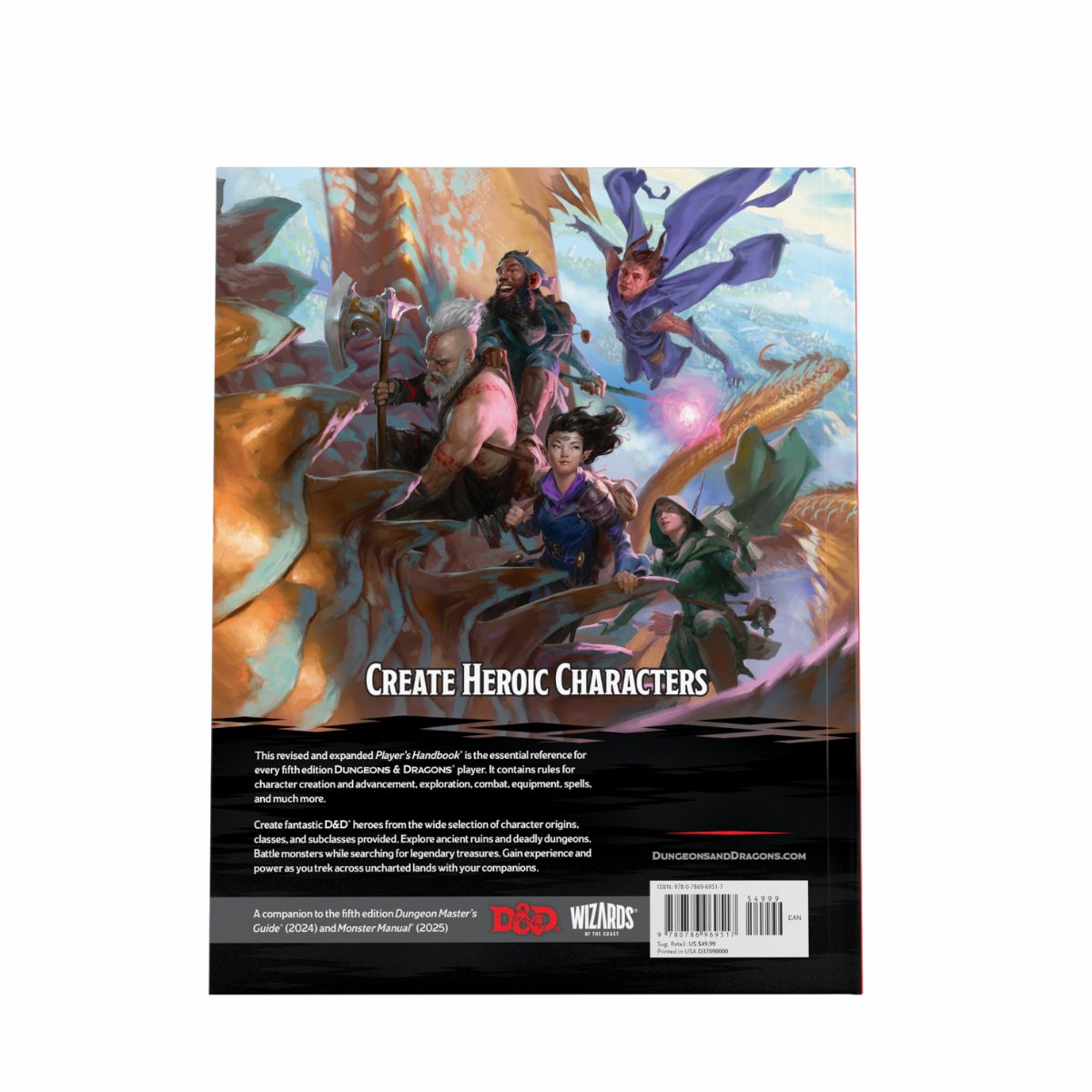 Dungeons & Dragons 2024 Player's Handbook Englisch