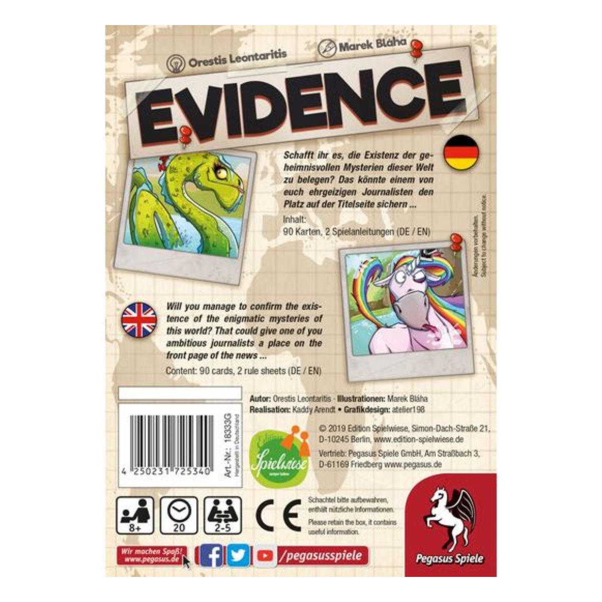 Evidence (Edition Spielwiese)