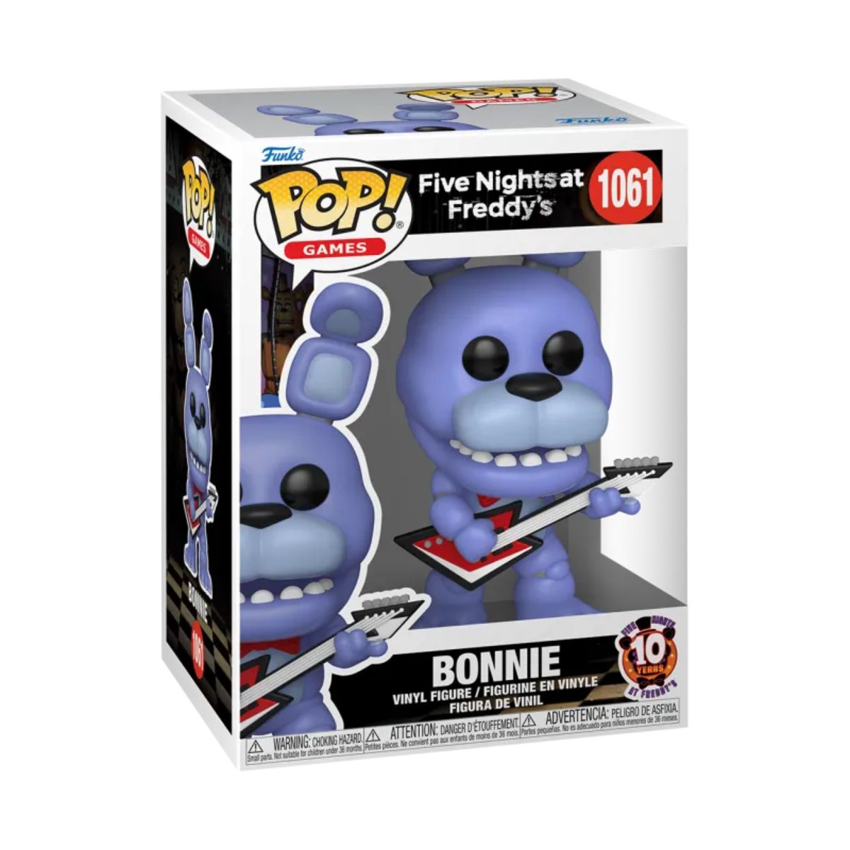 Funko POP! Bonnie With Guitar (10th Anniversary) Five Nights at Freddy's #1061