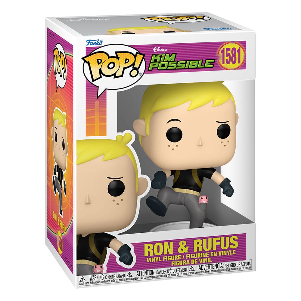 Funko POP! Kim Possible Ron & Rufus #1581